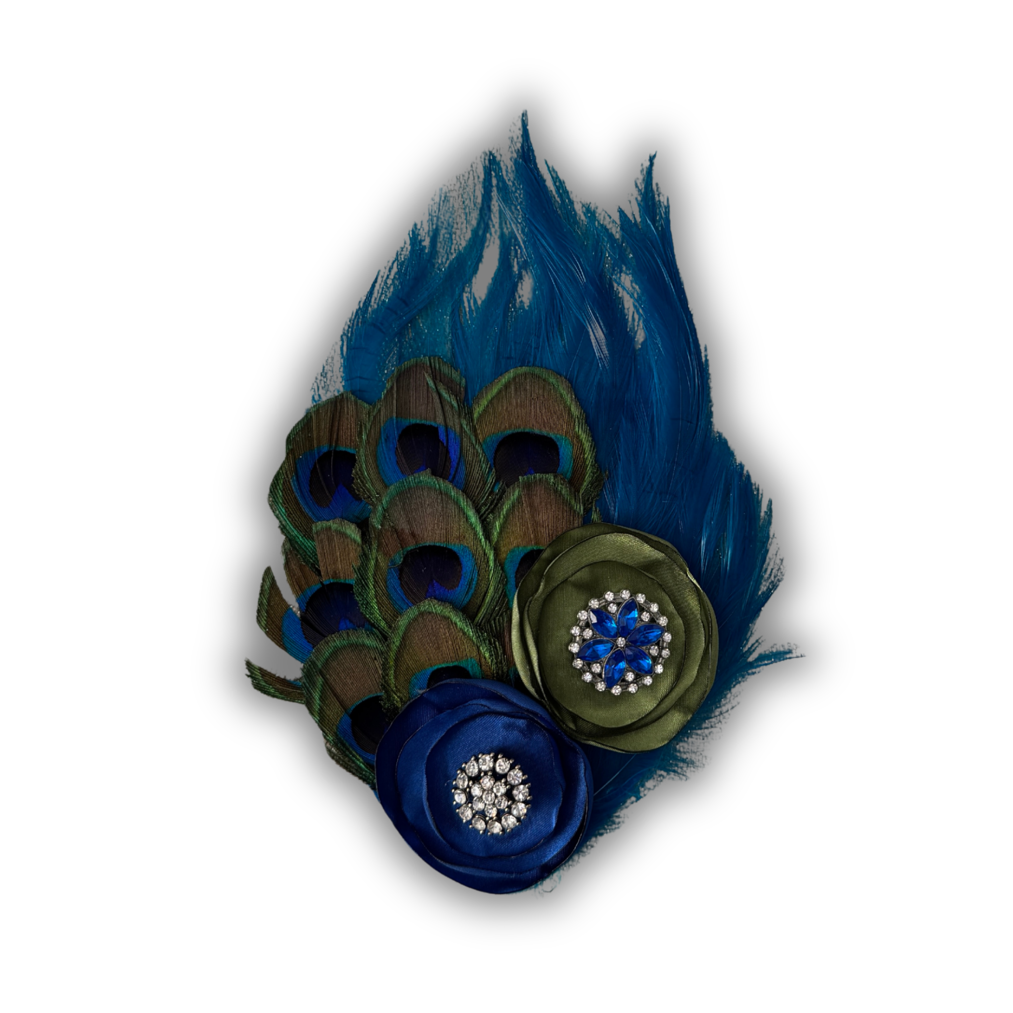 Feather Art Embellished Pins
