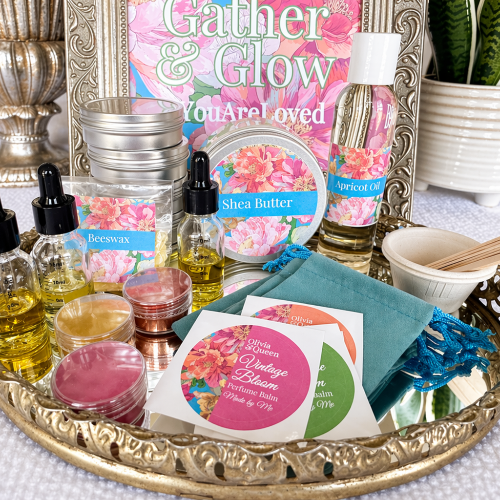 Gather & Glow: Vintage Bloom Perfume Balm Experience Kit