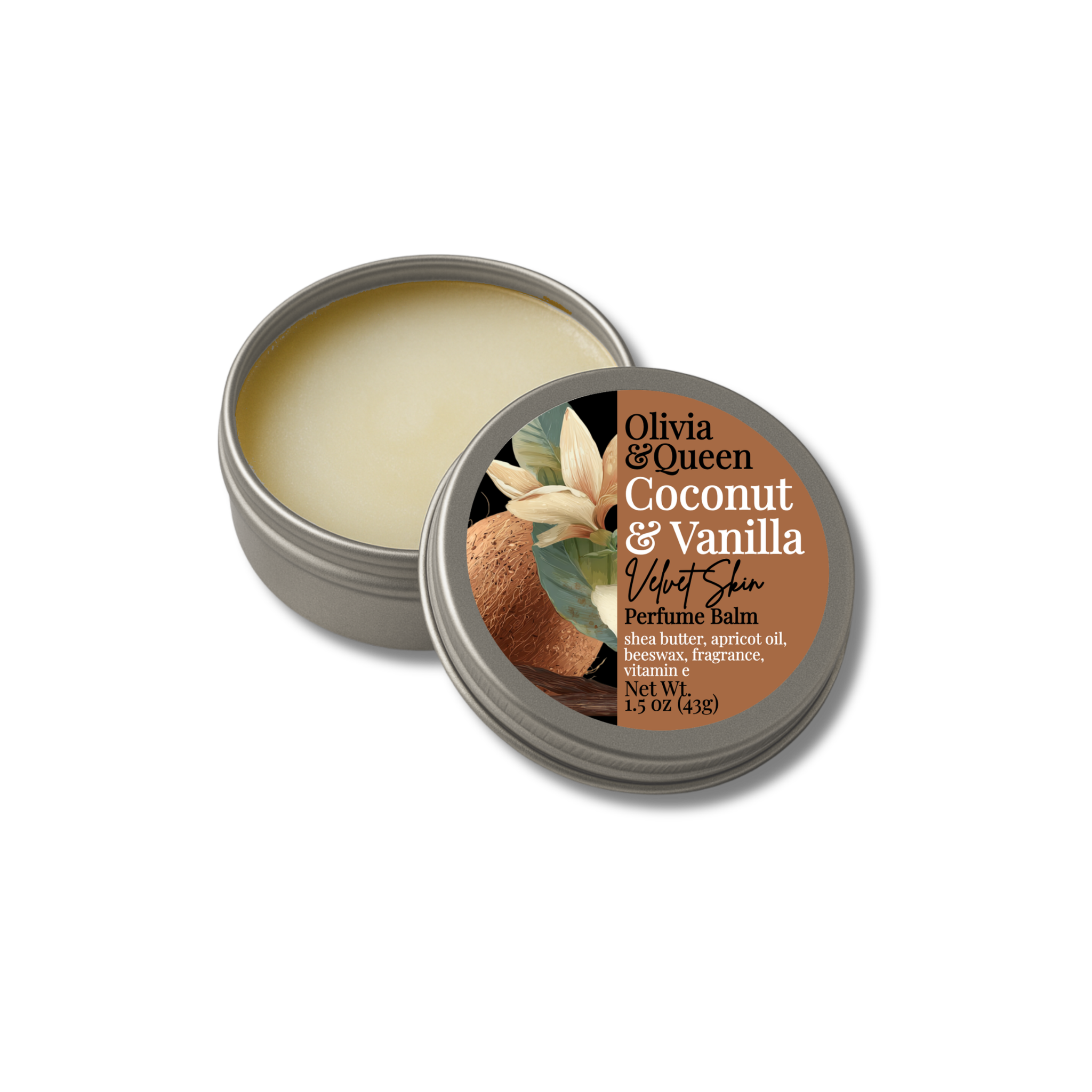 Coconut & Vanilla Velvet Skin Perfume Balm