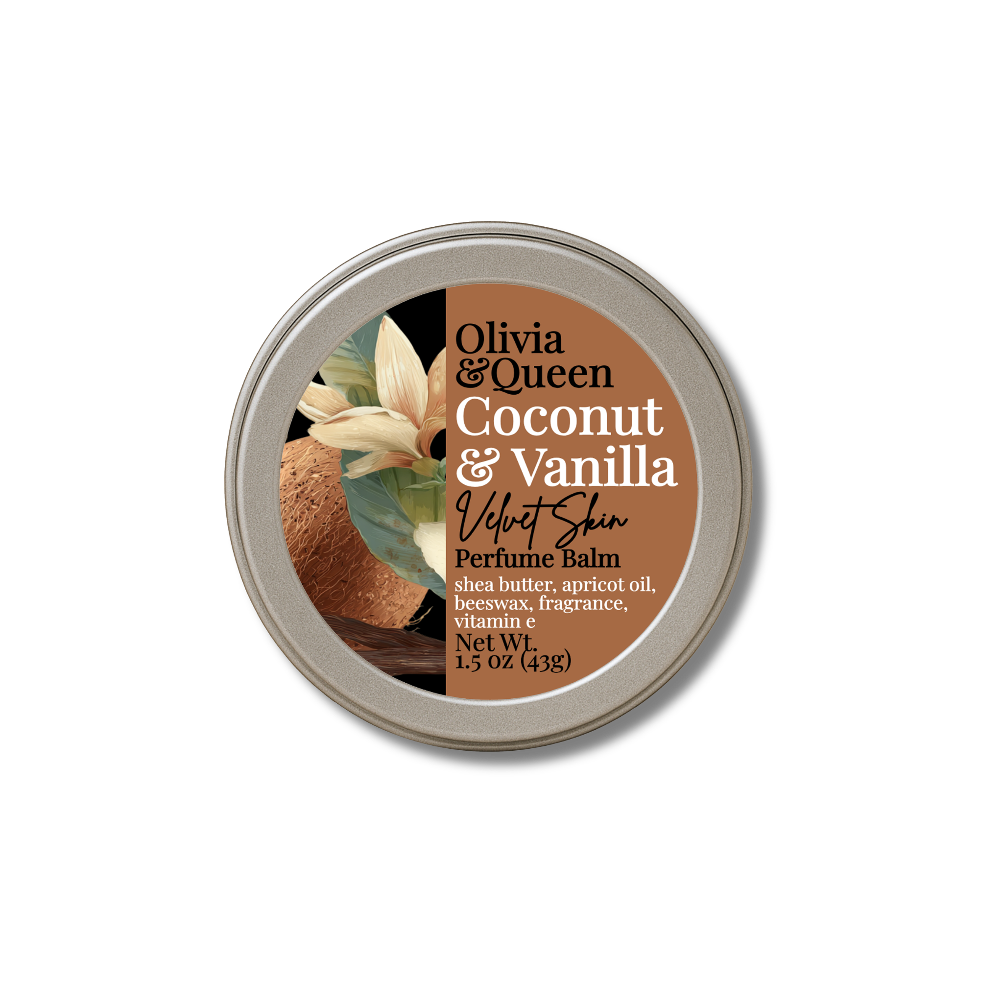 Coconut & Vanilla Velvet Skin Perfume Balm