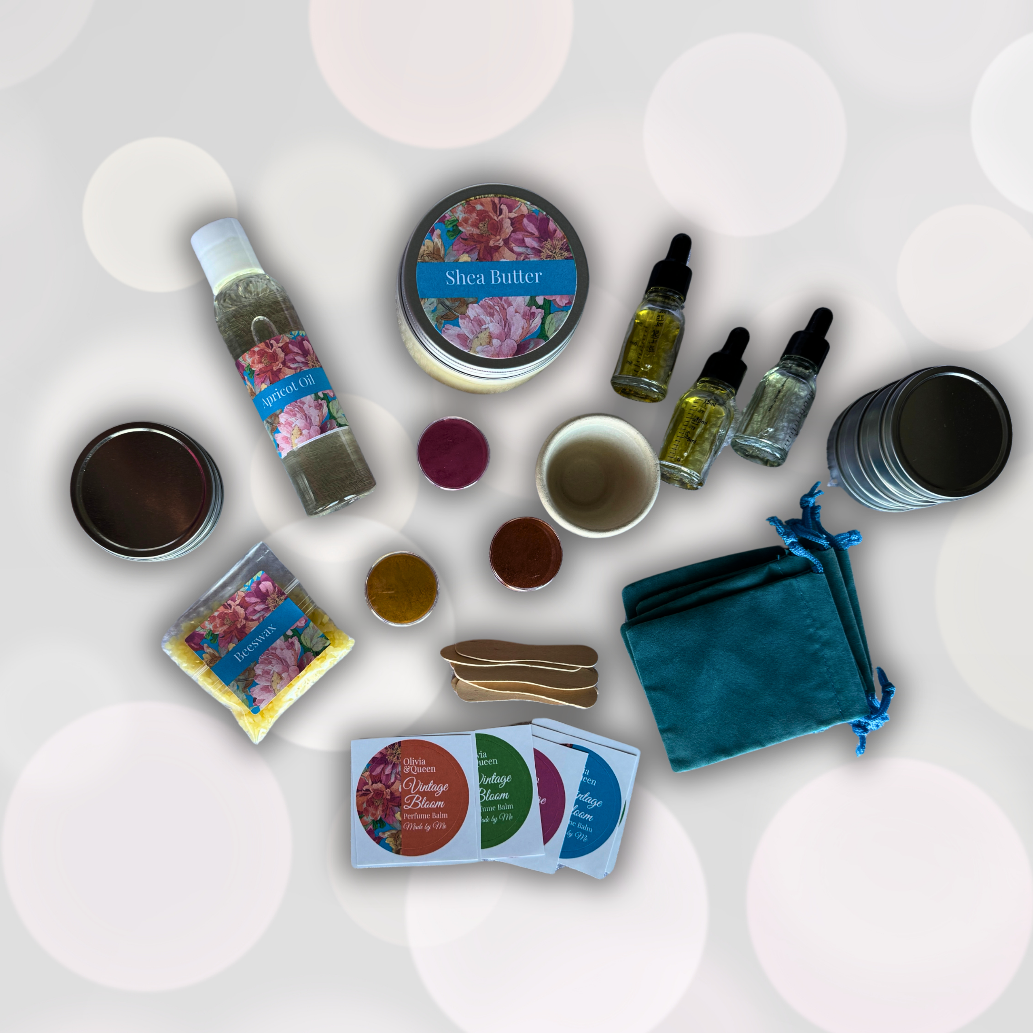 Gather & Glow: Vintage Bloom Perfume Balm Experience Kit