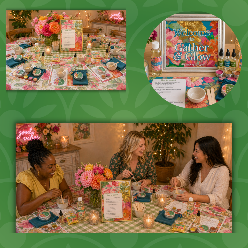 Gather & Glow: Vintage Bloom Perfume Balm Experience Kit