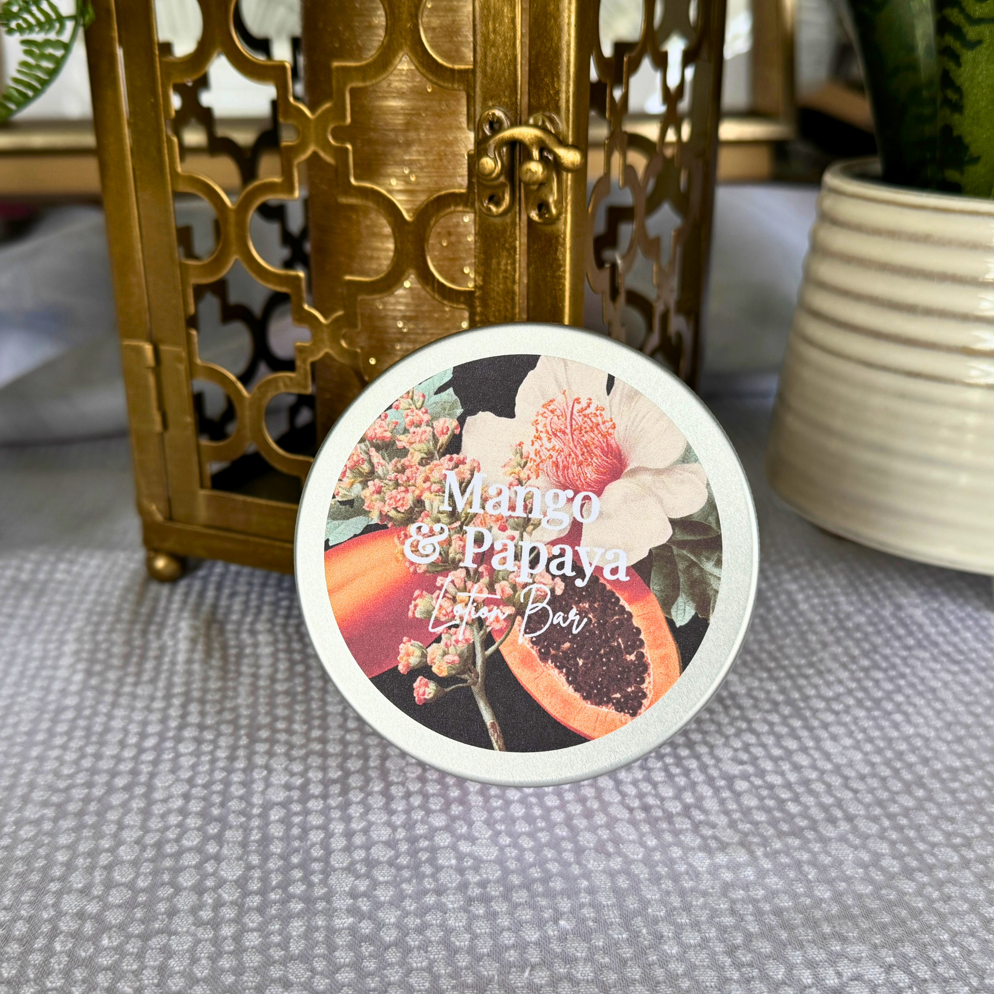 Mango & Papaya Floral Lotion Bar