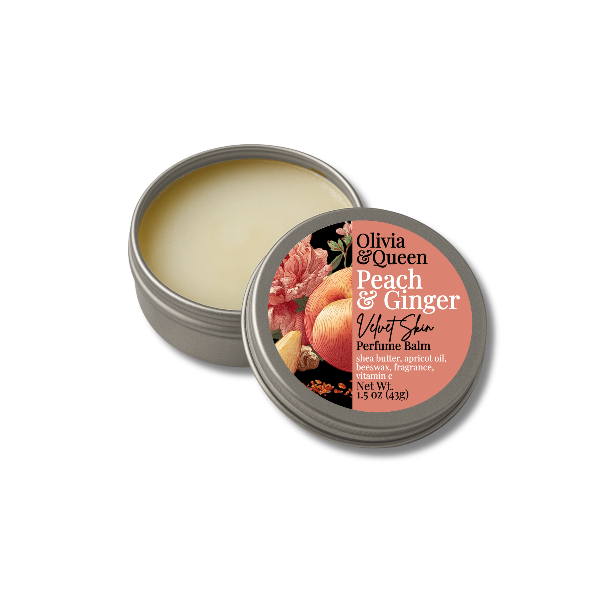 Peach & Ginger Velvet Skin Solid Perfume Balm