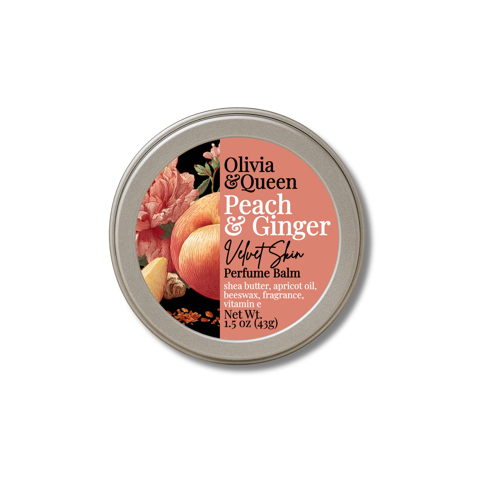 Peach & Ginger Velvet Skin Solid Perfume Balm