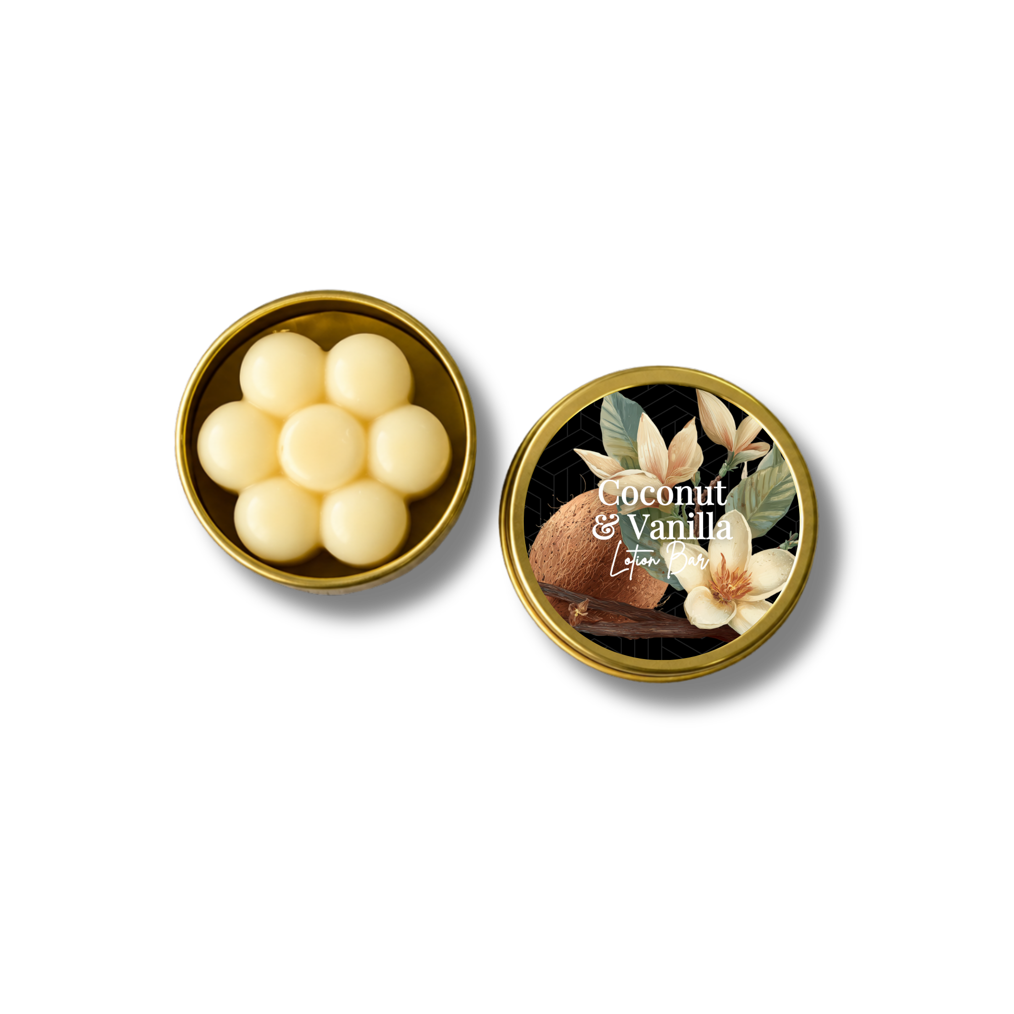 Coconut & Vanilla Purse Size Travel Lotion Bar