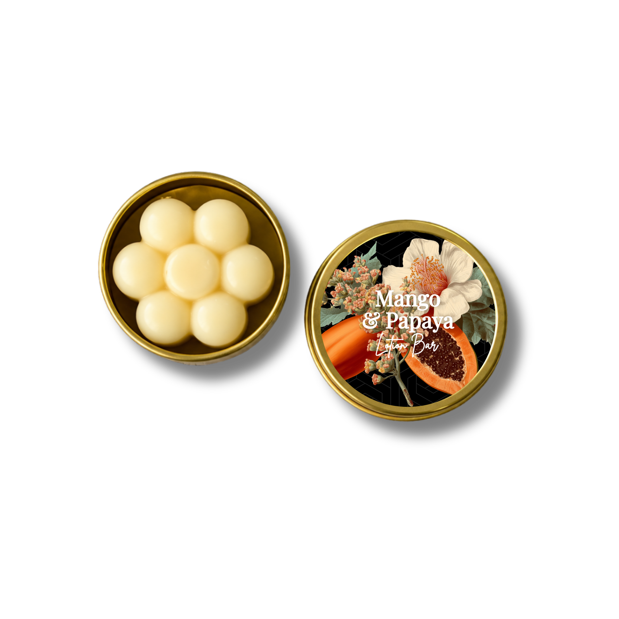 Mango & Papaya Purse Size Travel Lotion Bar