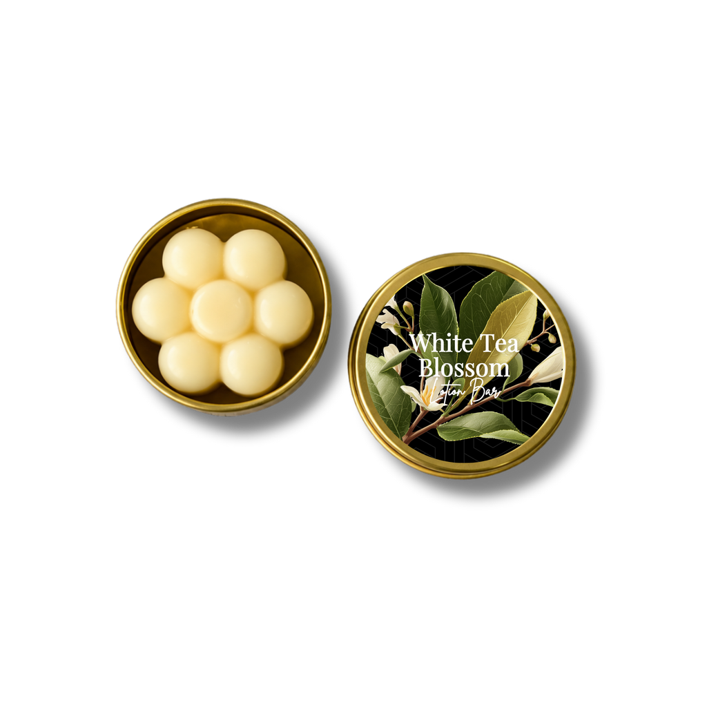 White Tea Purse Size Travel Lotion Bar