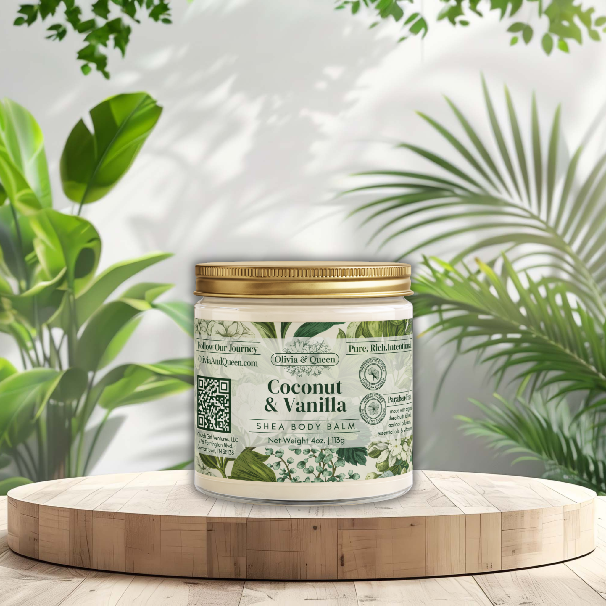 Coconut & Vanilla Shea Body Balm