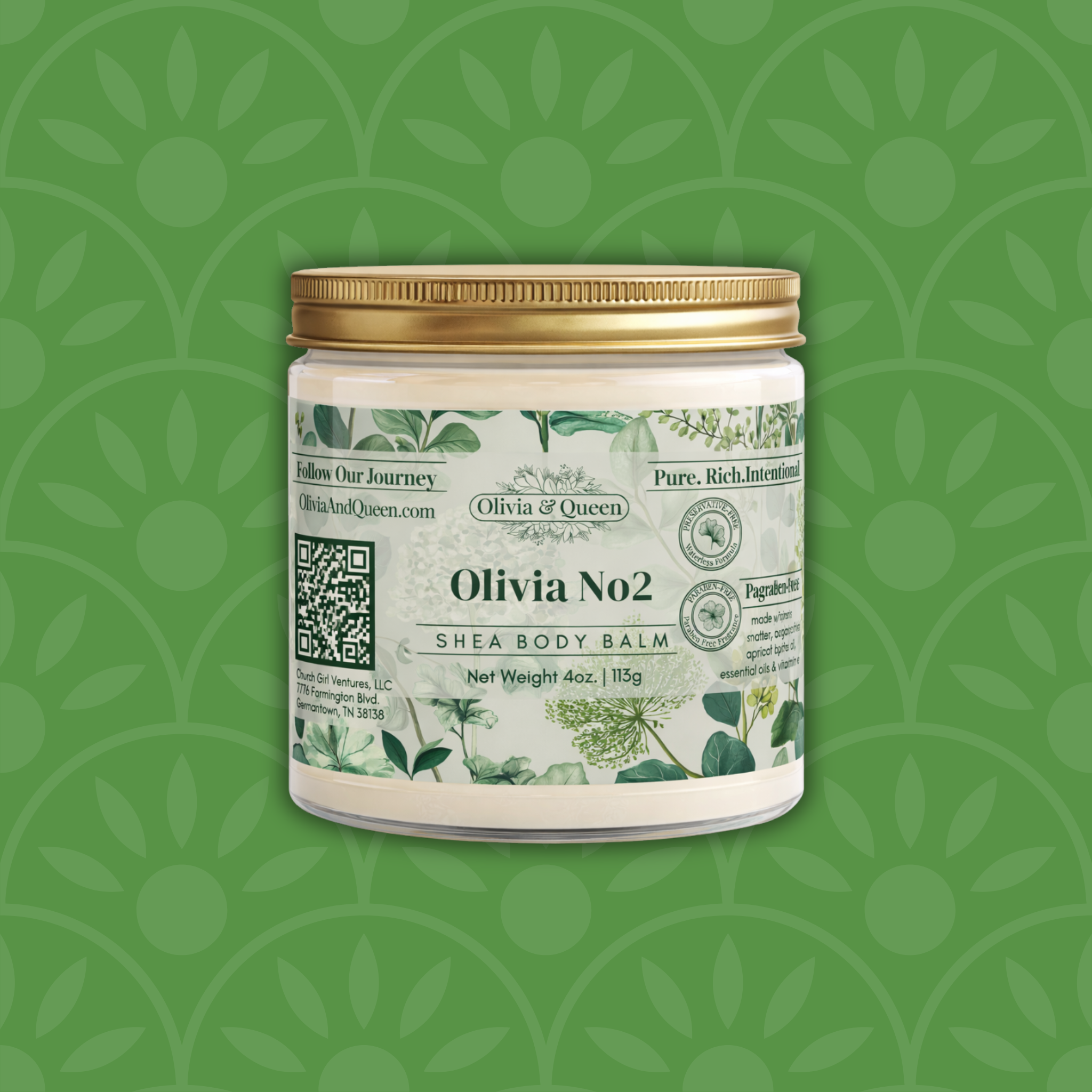 Olivia No2 Shea Body Balm