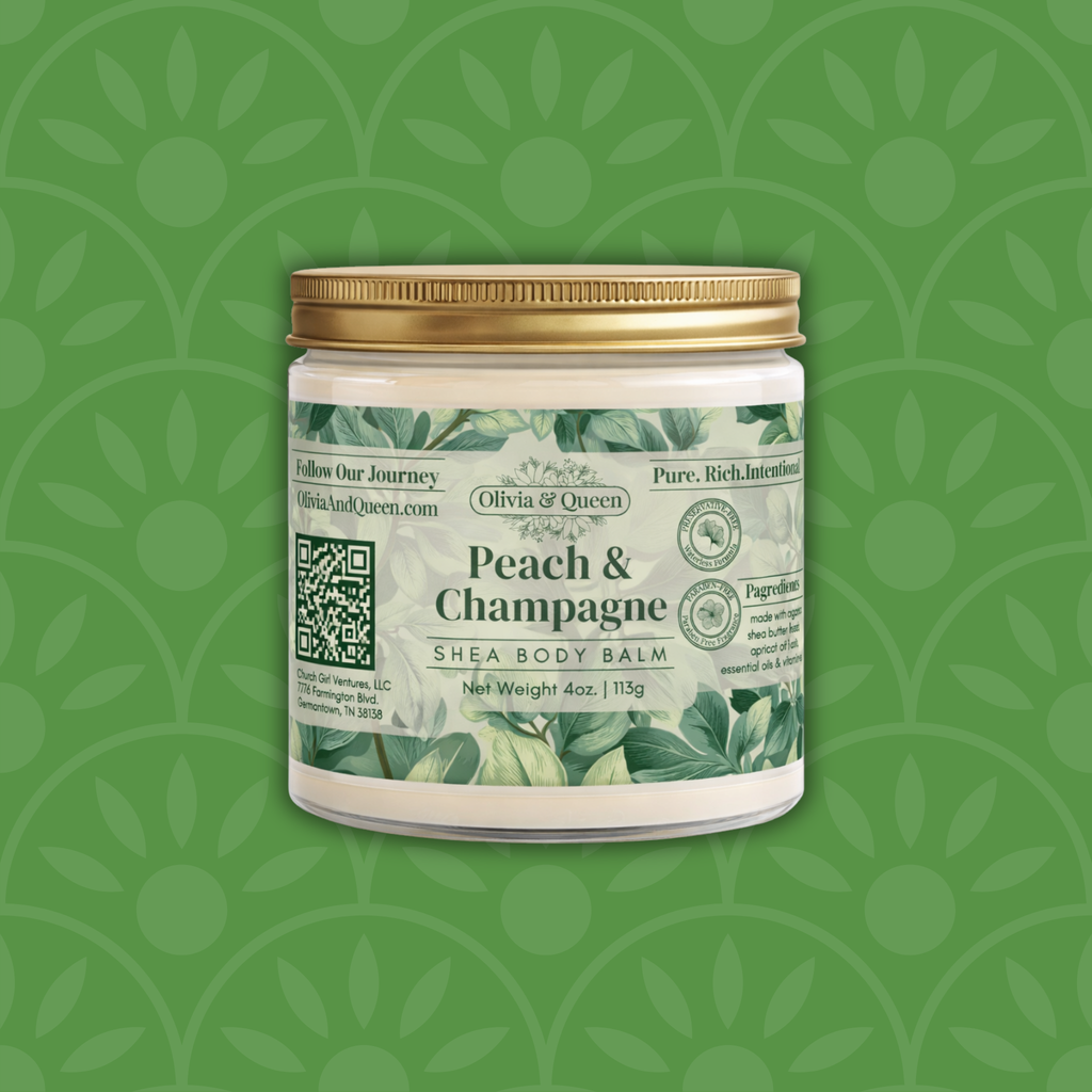 Peach & Champagne Shea Body Balm
