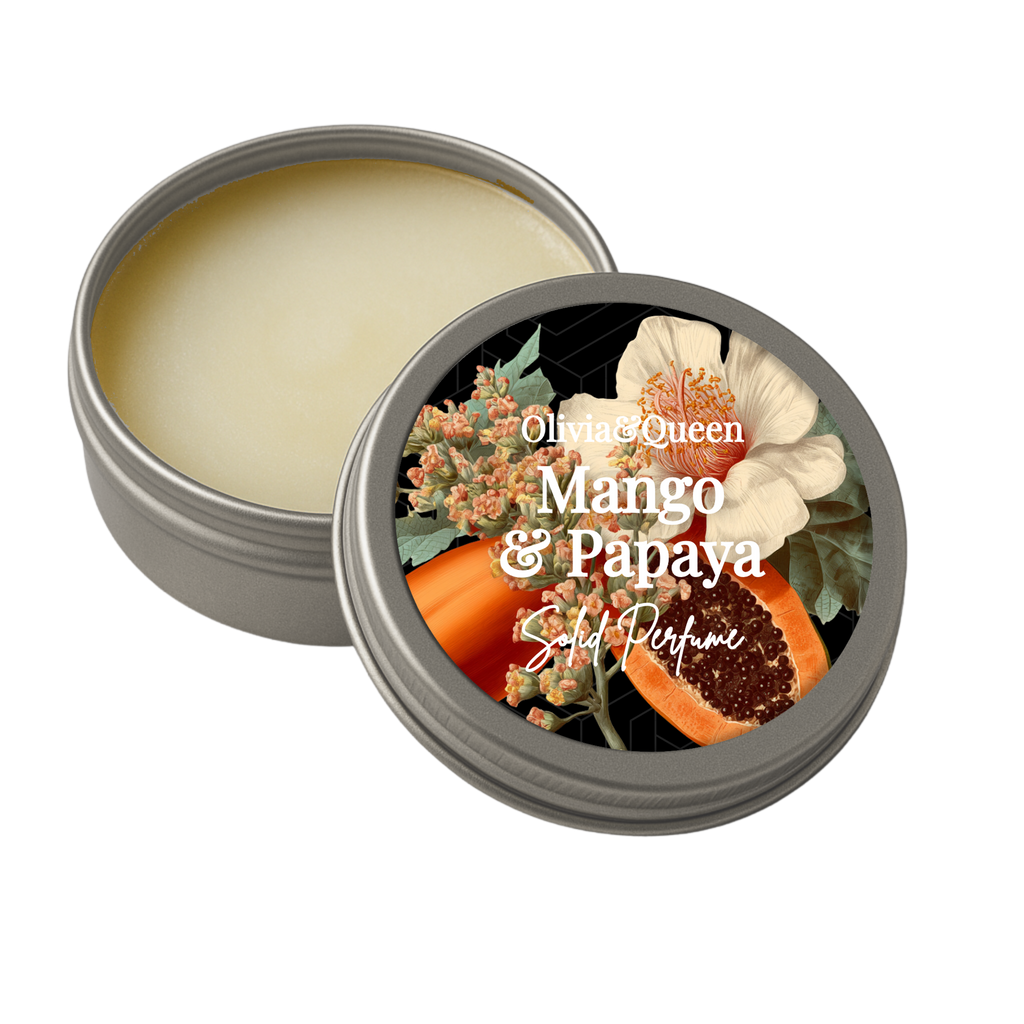 Mango & Papaya Solid Perfume Balm