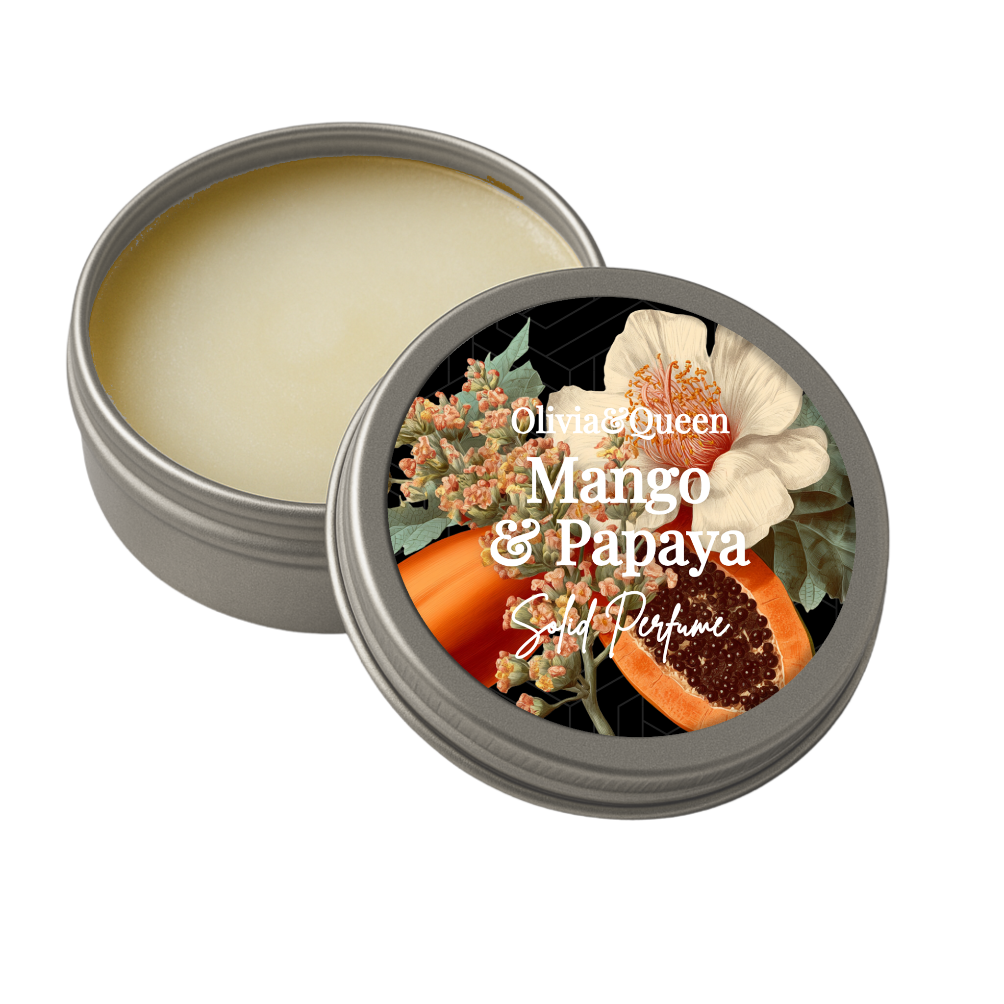 Mango & Papaya Solid Perfume Balm