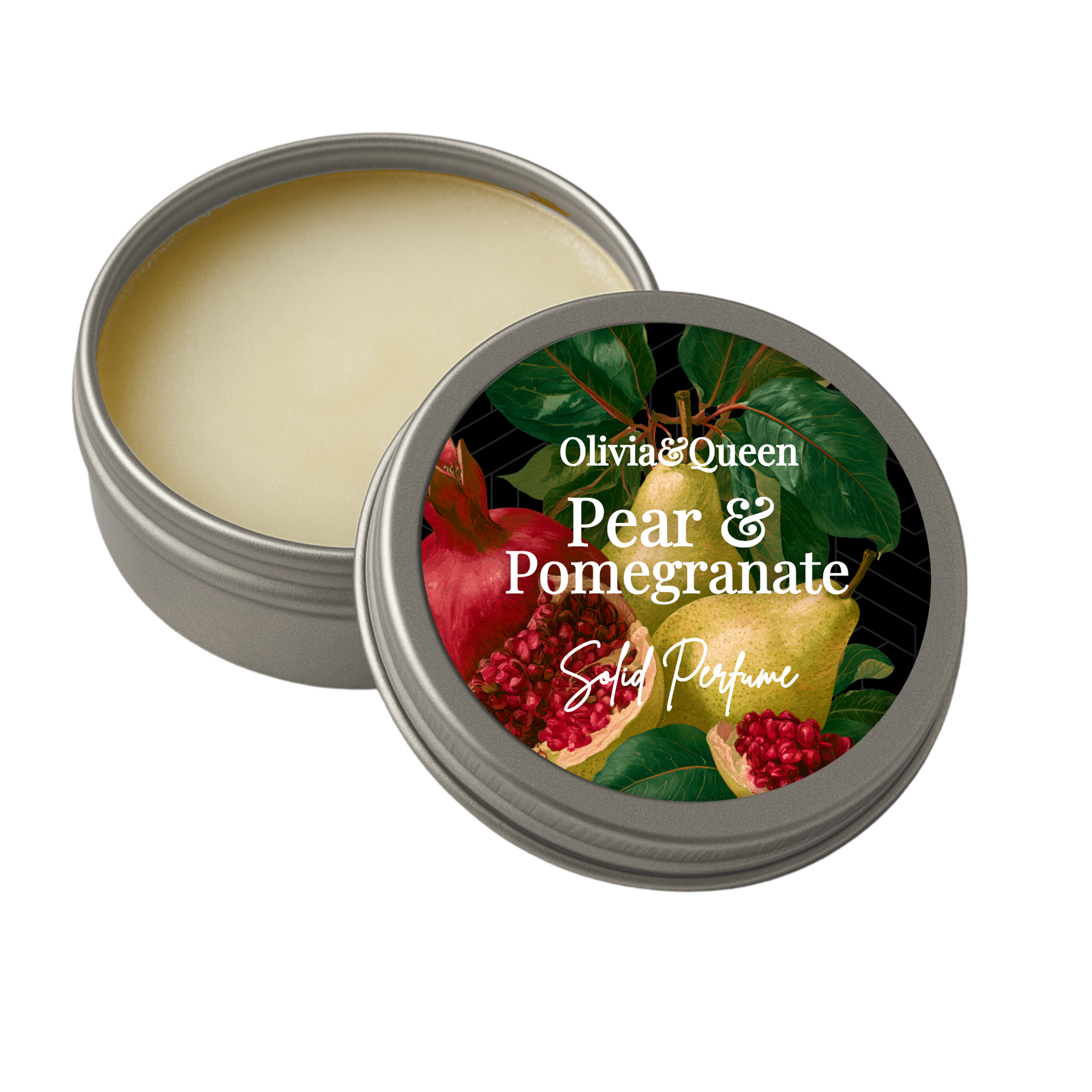 Pear & Pomegranate Solid Perfume Balm