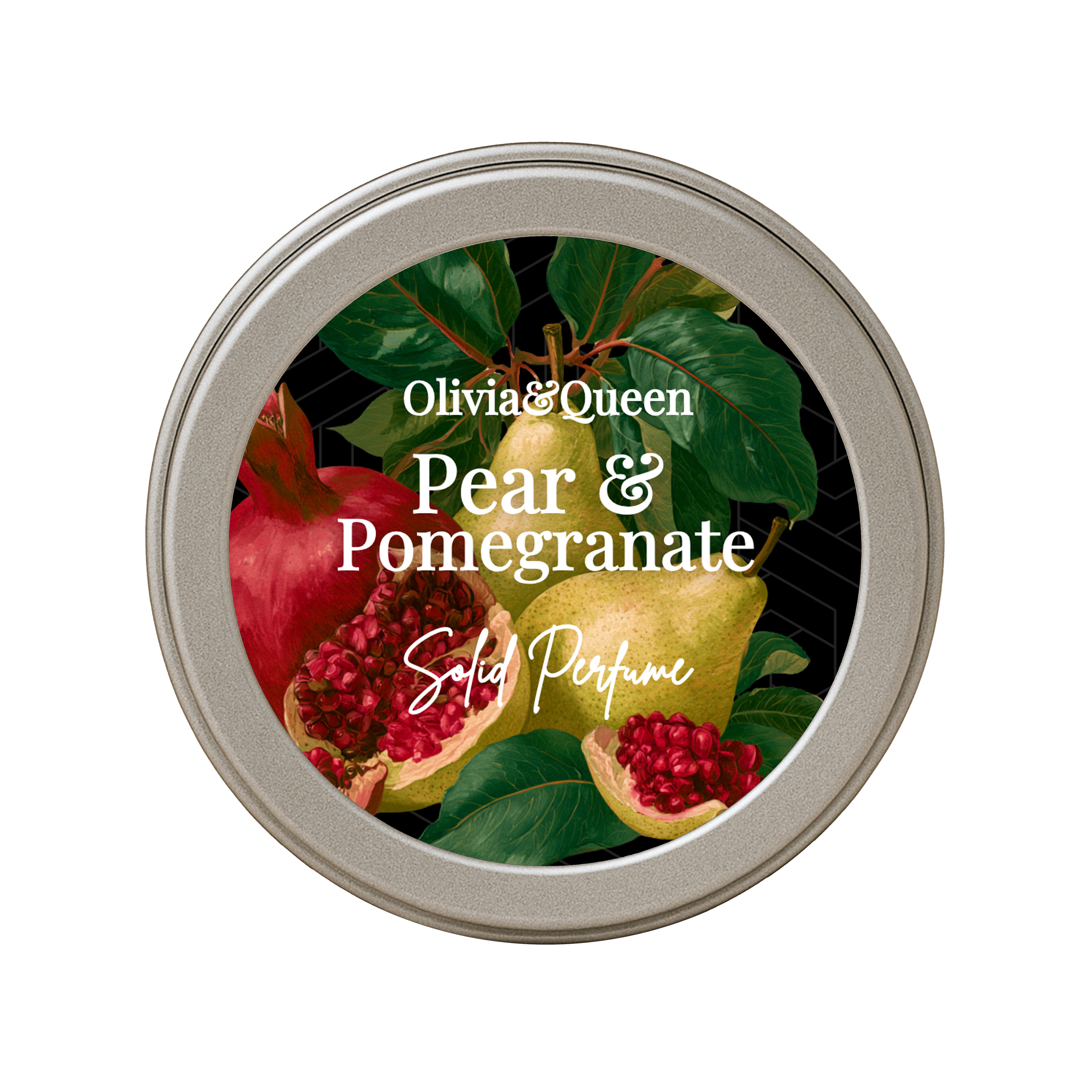 Pear & Pomegranate Solid Perfume Balm