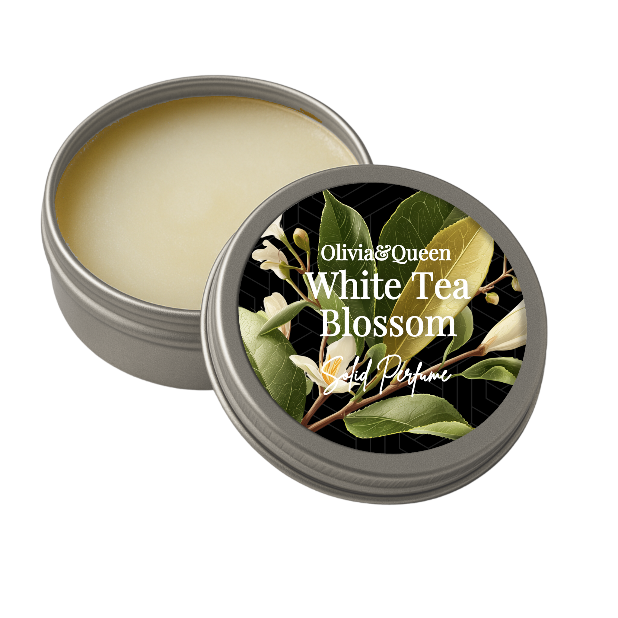 White Tea Blossom Solid Perfume Balm