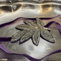 Velvet Rope Hair Accessory - Crystal on Dusky Purple Velvet