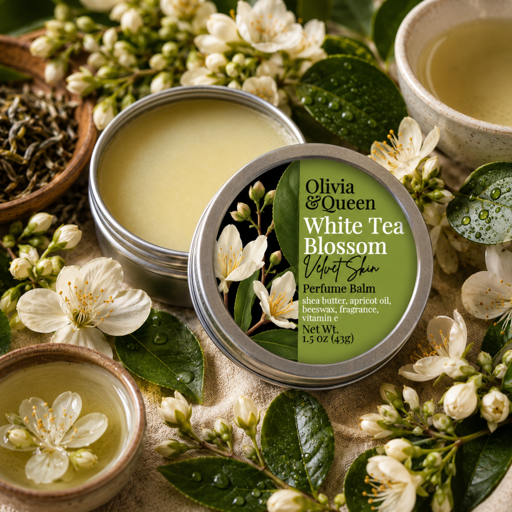 White Tea Blossom Velvet Skin Solid Perfume Balm