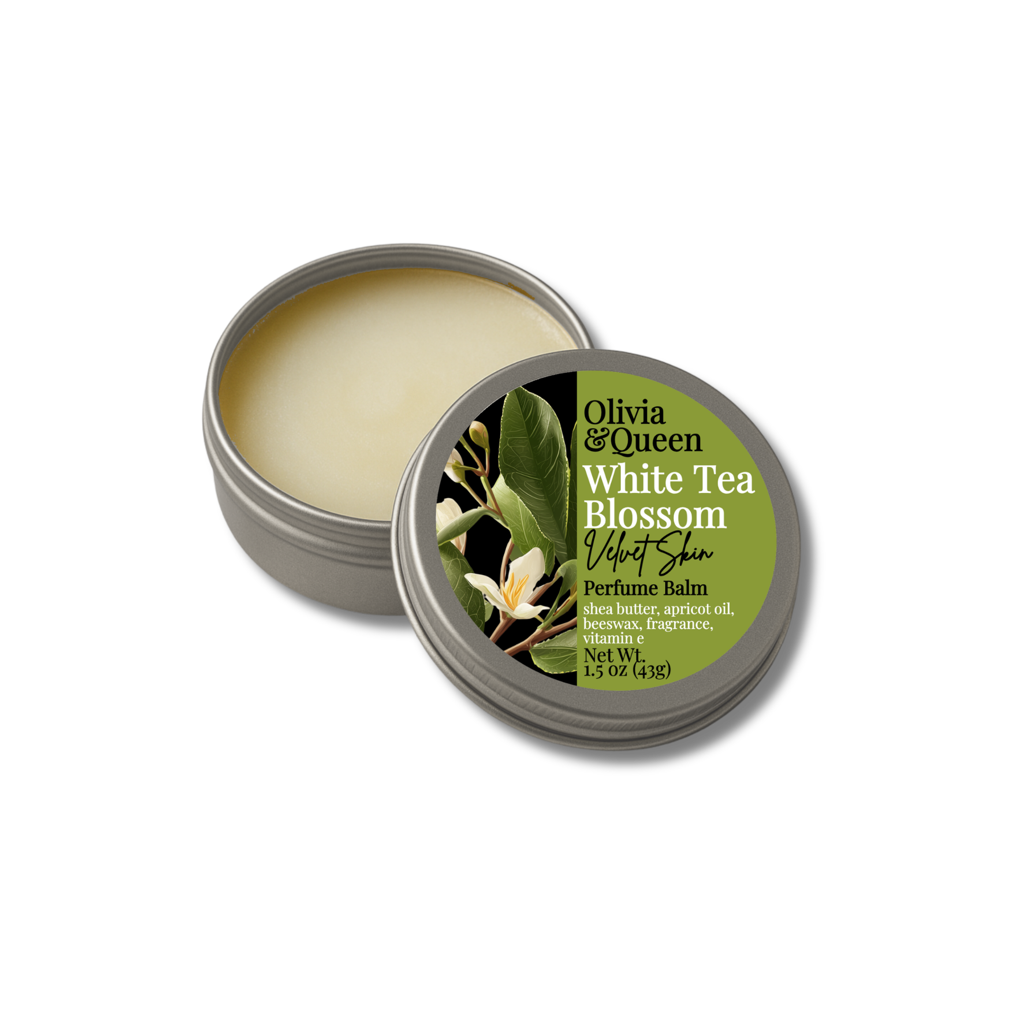 White Tea Blossom Velvet Skin Solid Perfume Balm